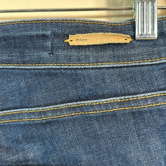 Pilcro Superscript High Rise Blue Denim Jeans Women Size 31 - Picture 3 of 9